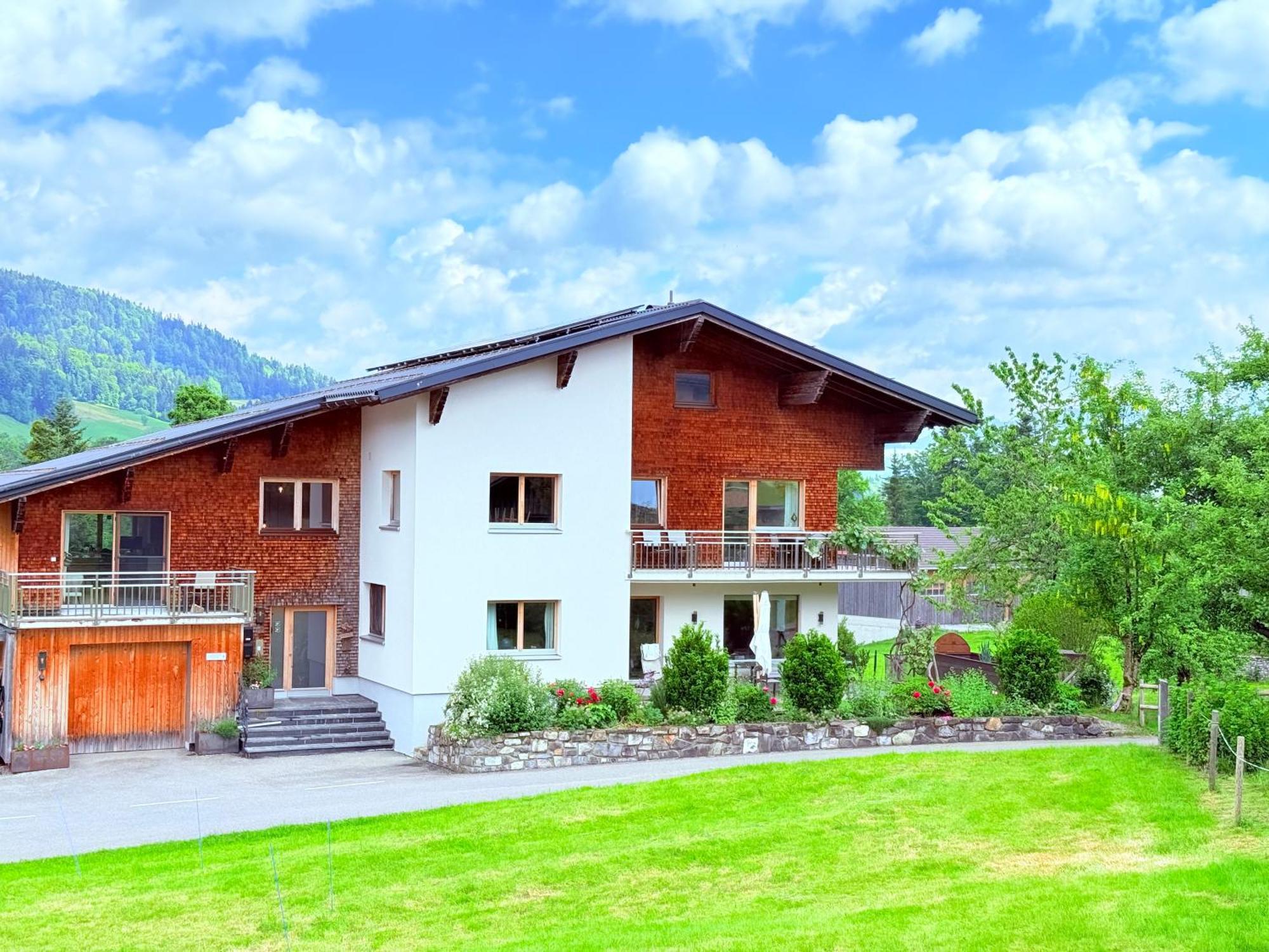 Wiesen Appartment Schwarzenberg im Bregenzerwald Dış mekan fotoğraf